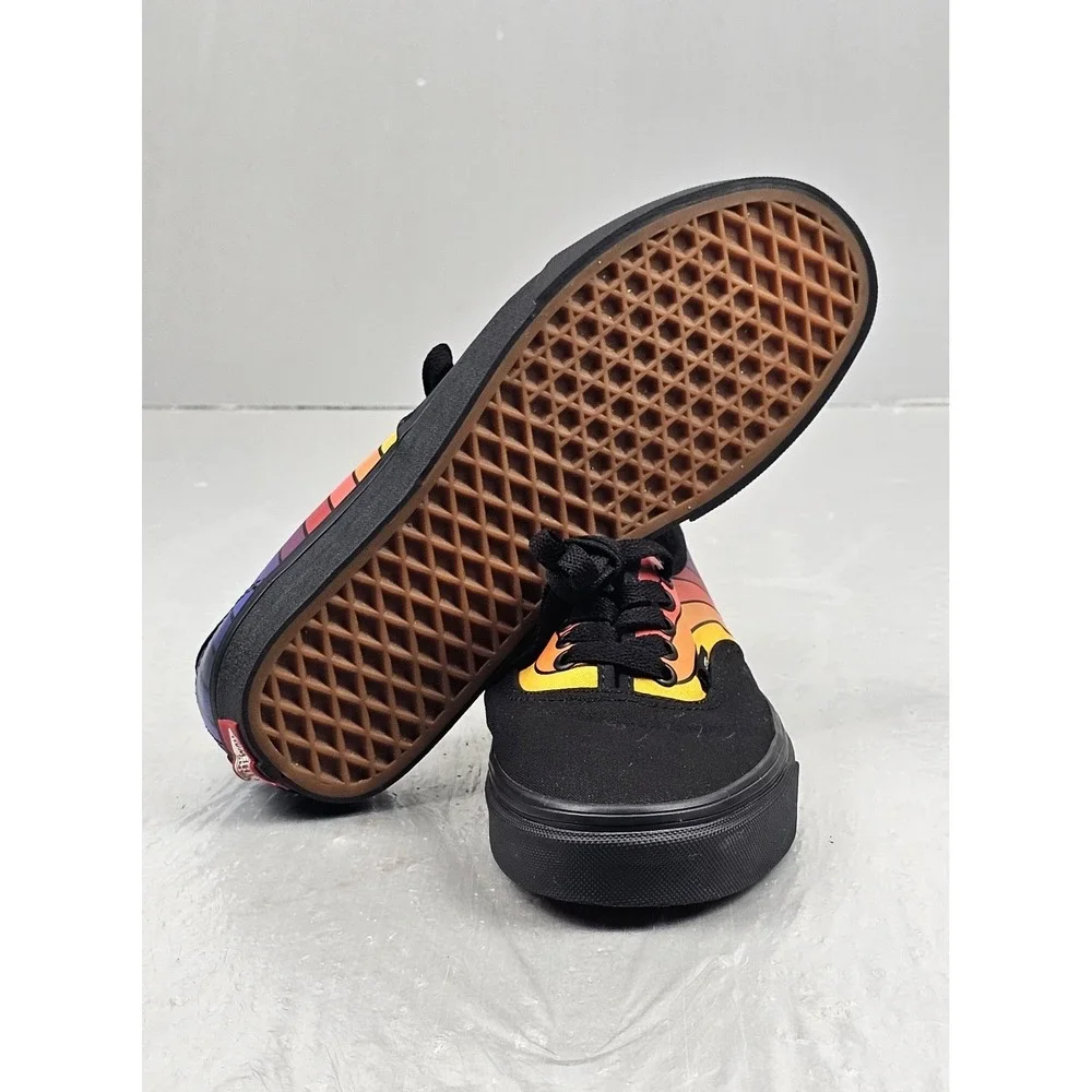 Vans Authentic Sneakers Mens 7 Womens 8.5 Black 'Refract‎ Rainbow' VN0A2Z5IWN7